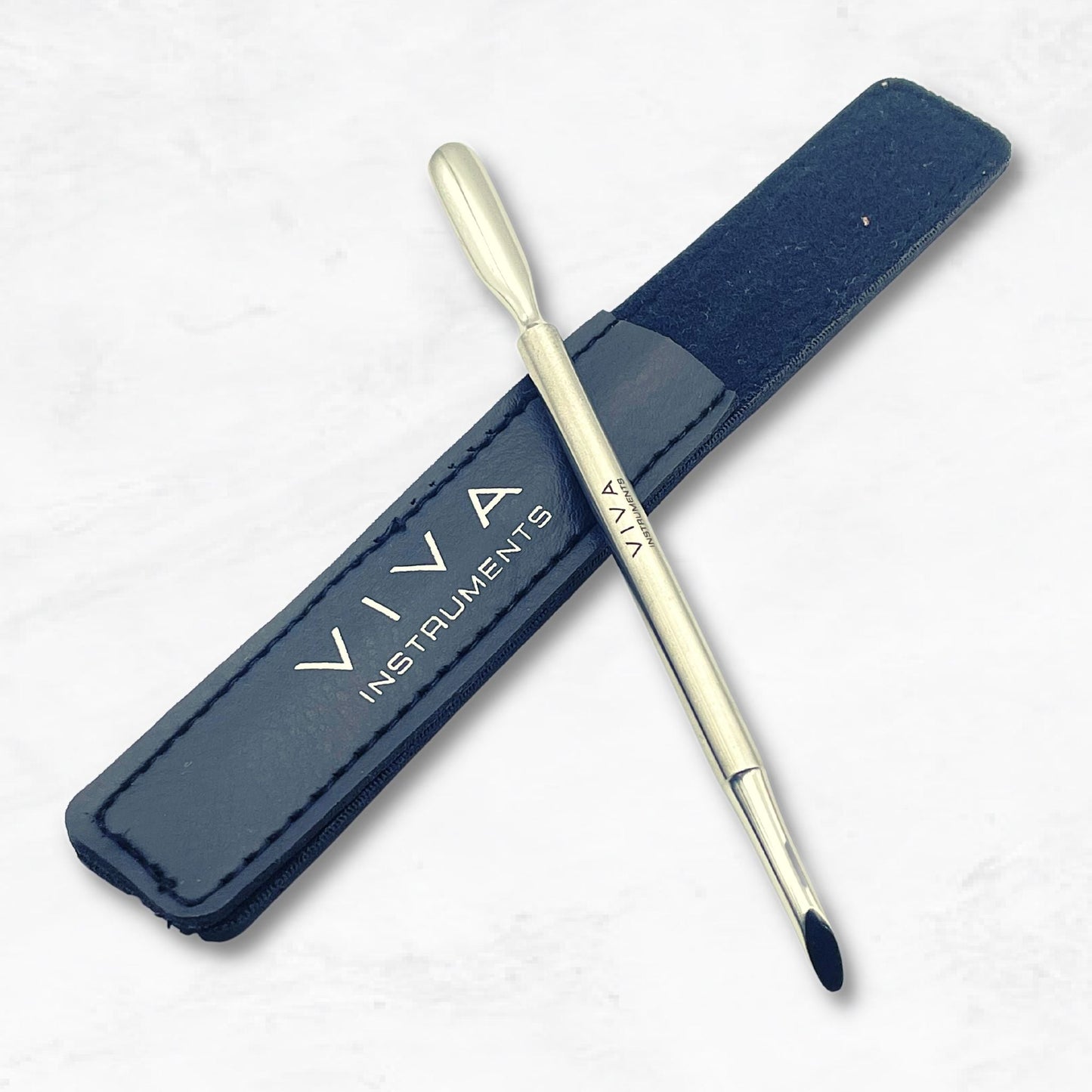 Dual Manicure Pusher - SILVER