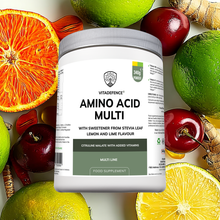 Vitadefence® Amino Acid Multi | Lemon & Lime Flavour with Citrulline Malate, BCAAs & Vitamins – 300 g