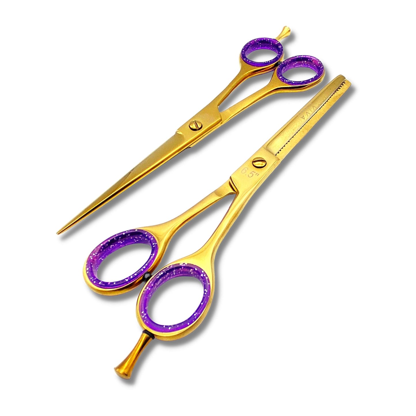 Haircut & Thinning Scissors Set - GOLD