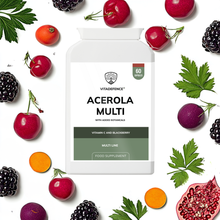 Vitadefence® Acerola Multi | Food-Based Vitamin C with Botanicals – 60 Capsules