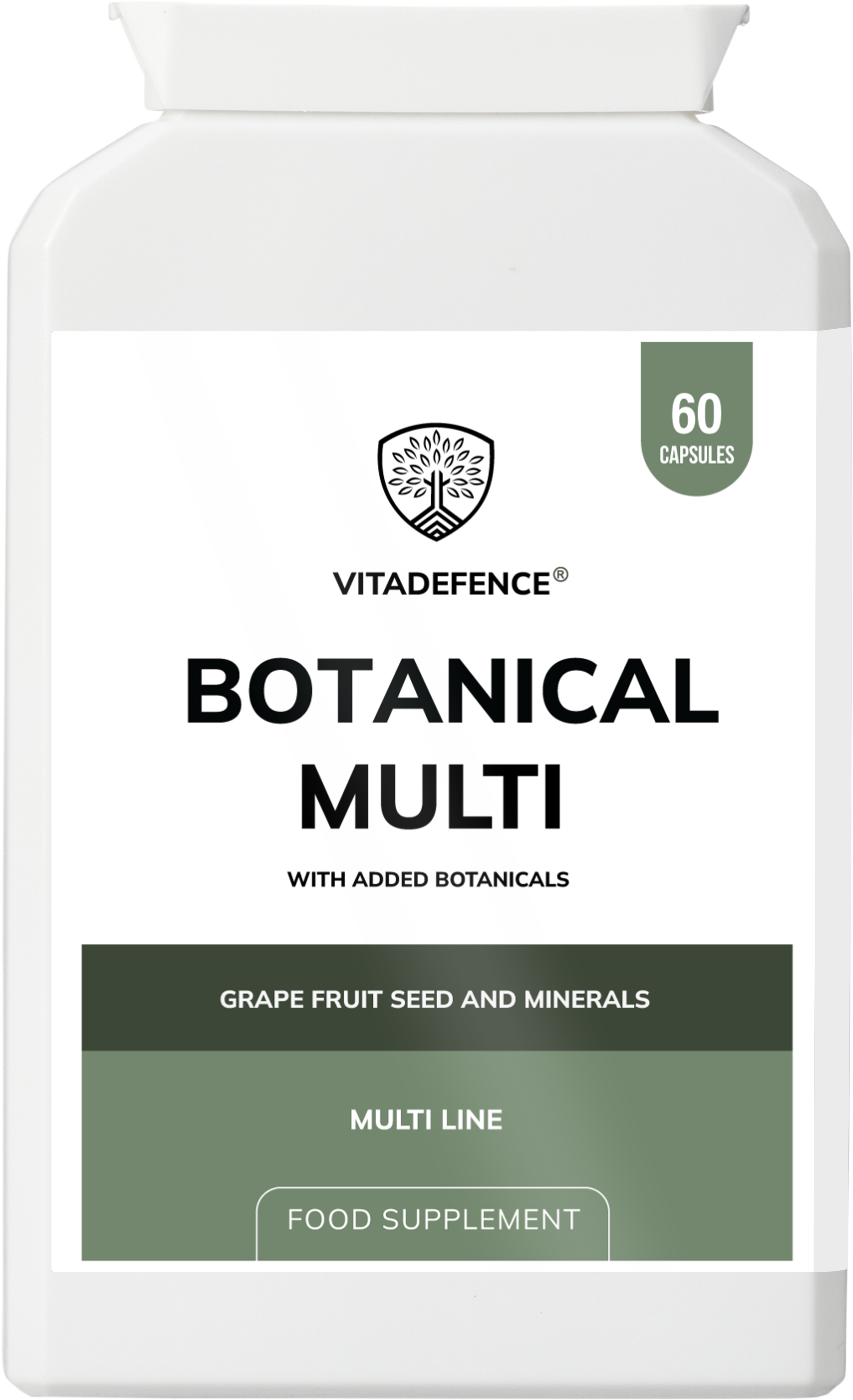Vitadefence® Botanical Multi | With Grapefruit Seed, Zinc & Minerals – 60 Capsules