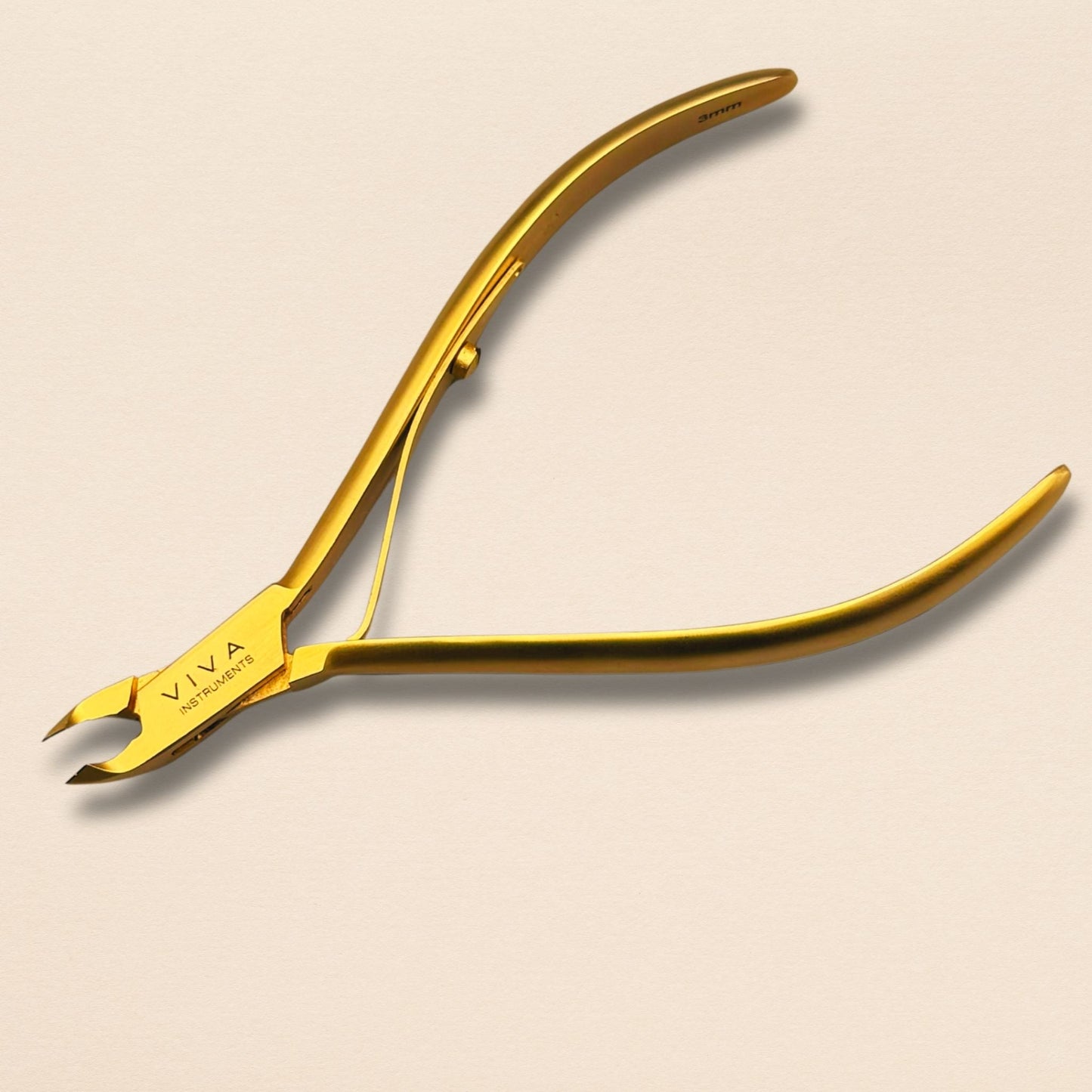 Cuticle Nipper Gold - 5mm Single Spring