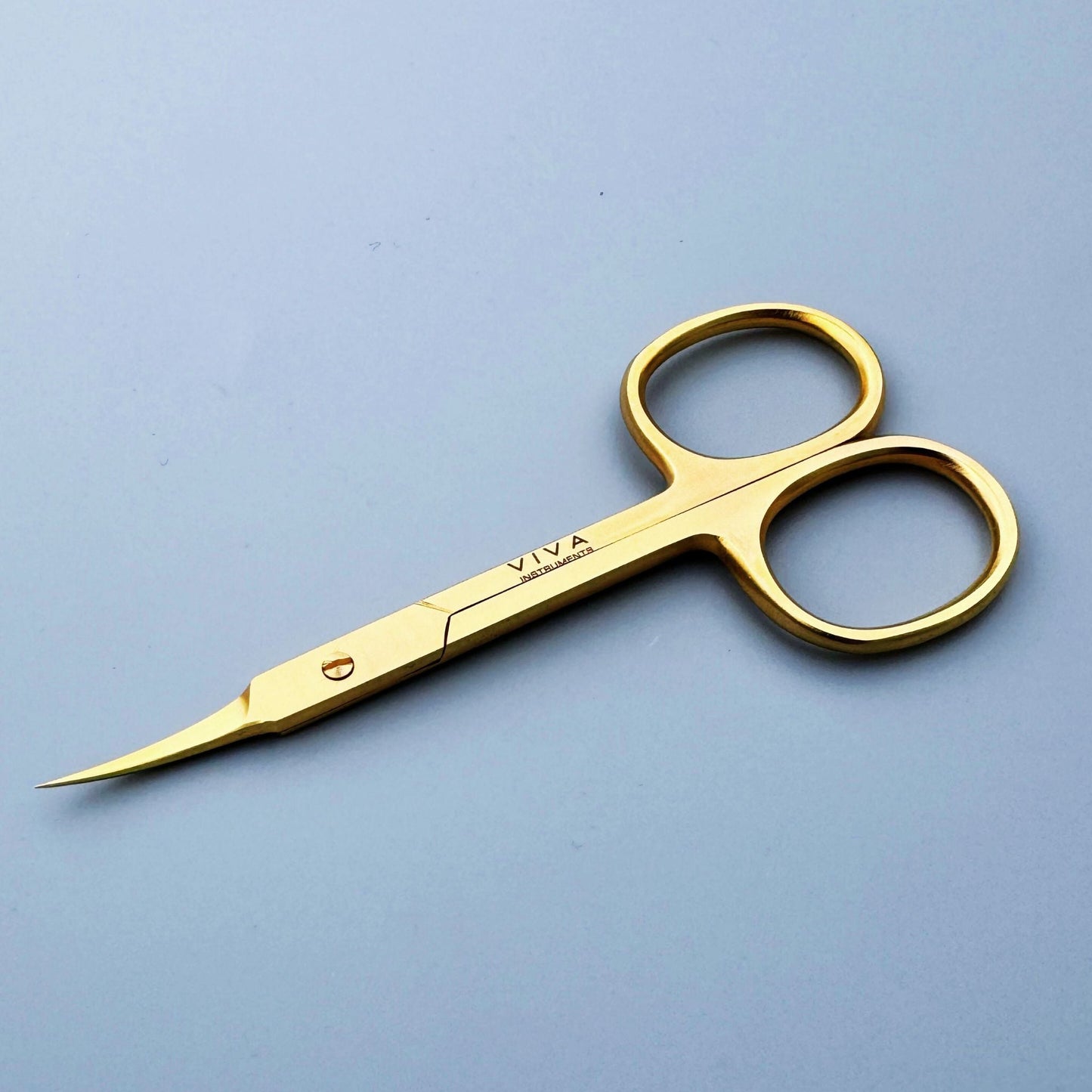 Cuticle Scissors Curved Gold