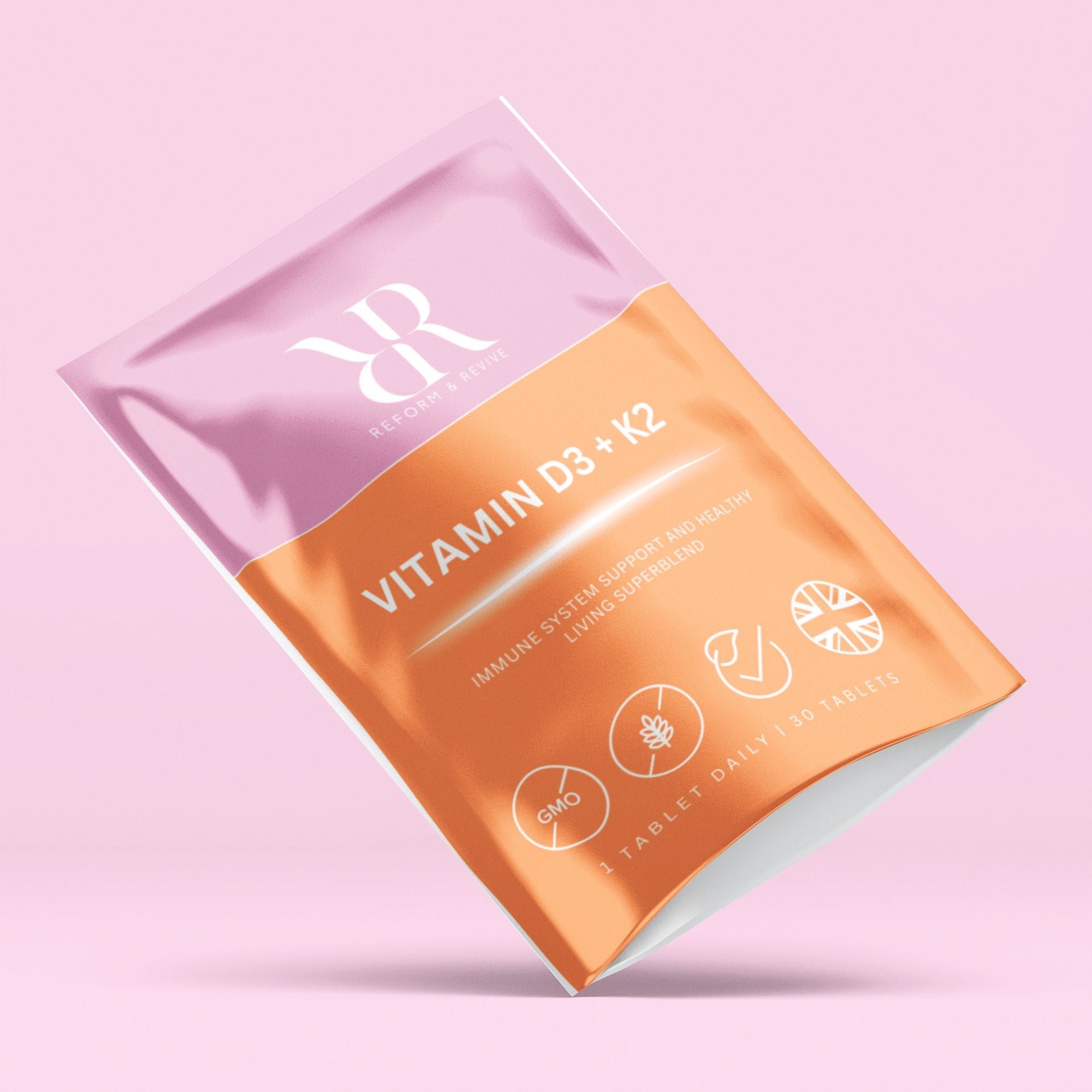 Vitamin D3 + K2 2000iu 30 tablets 1 month supply