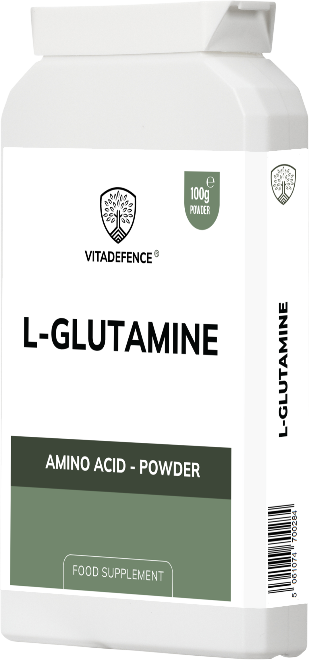 Vitadefence® L-Glutamine Powder | Pure Vegan Amino Acid – 100 g