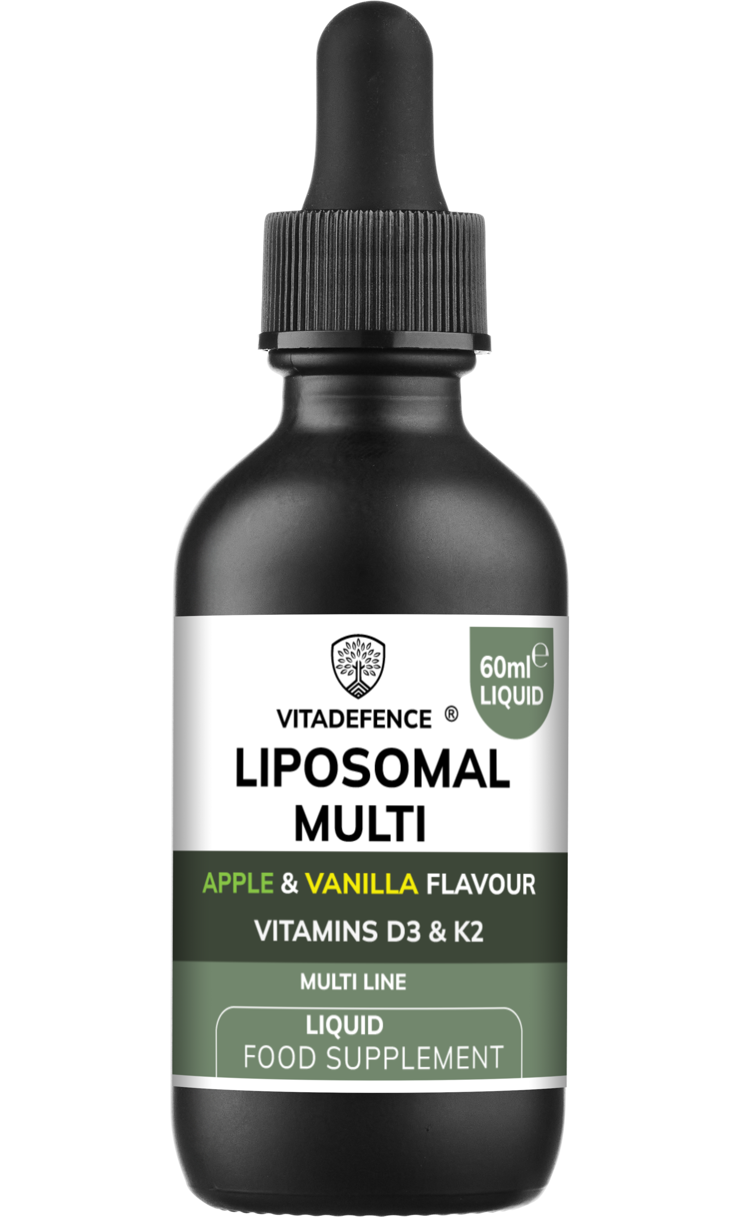 Vitadefence® Liposomal Vitamin D3 & K2 – Apple & Vanilla Flavour