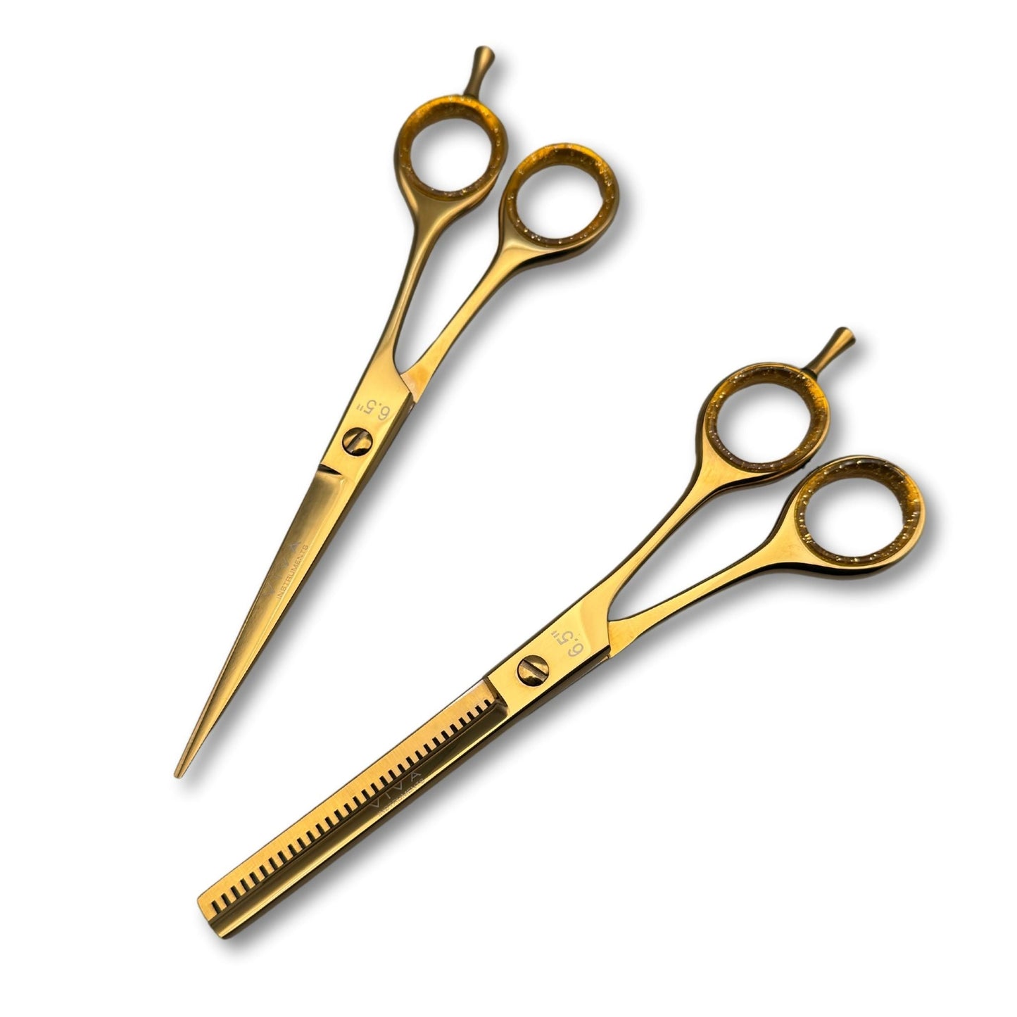 Haircut & Thinning Scissors Set - GOLD