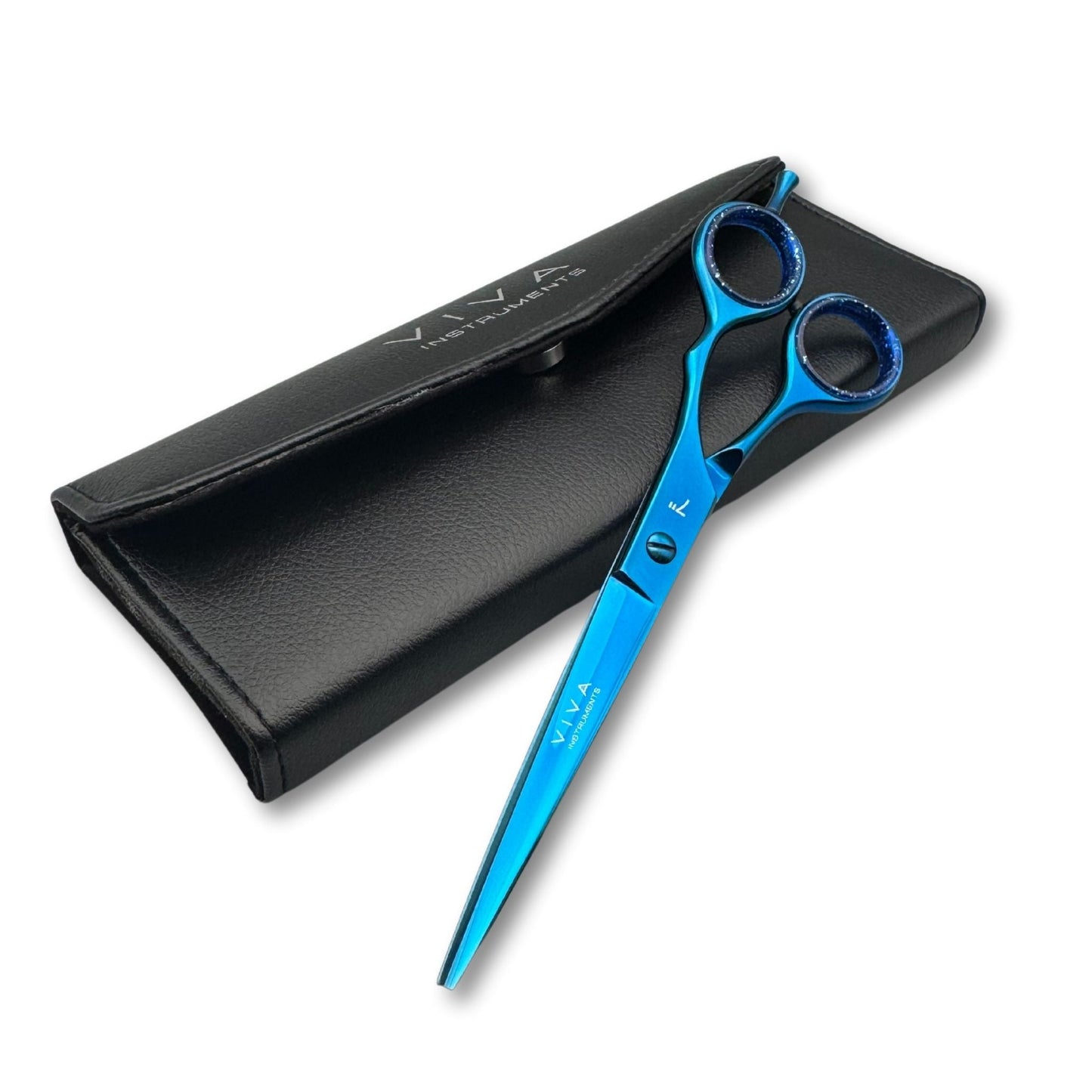 Barber Hairdressing Scissors 7'' Inch - Blue