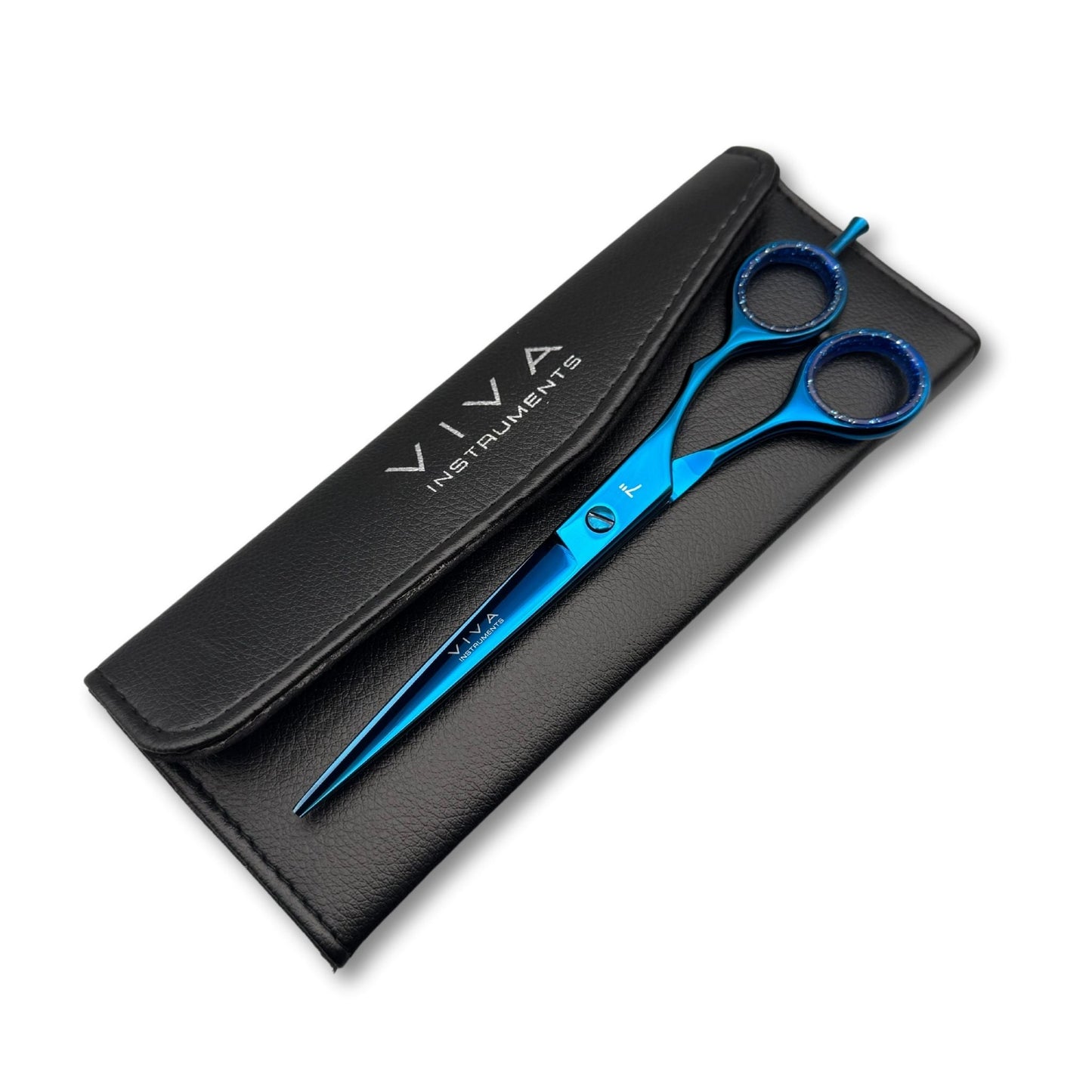 Barber Hairdressing Scissors 7'' Inch - Blue