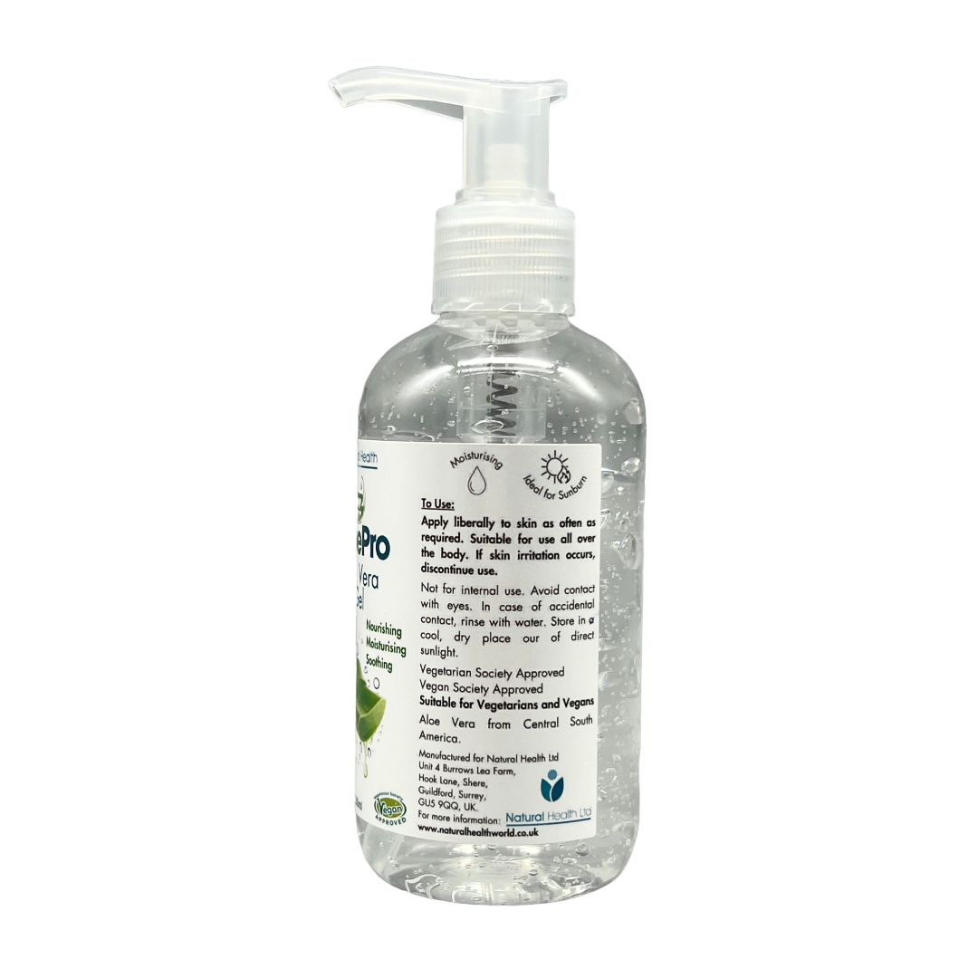 AloePro Natural Soothing Aloe Gel UK 200ml