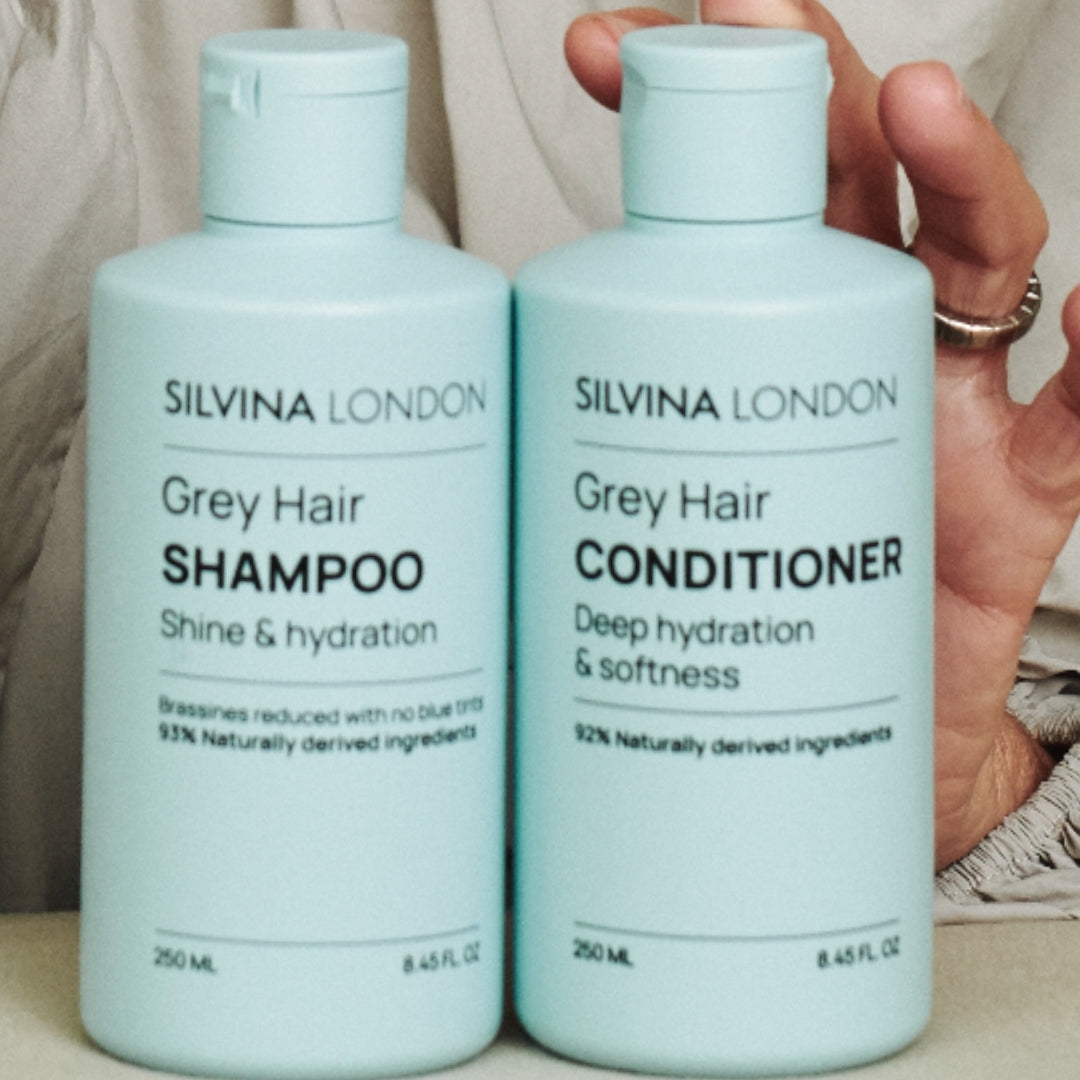 The GREY HAIR GLOW DUO – Shampoo + Conditioner