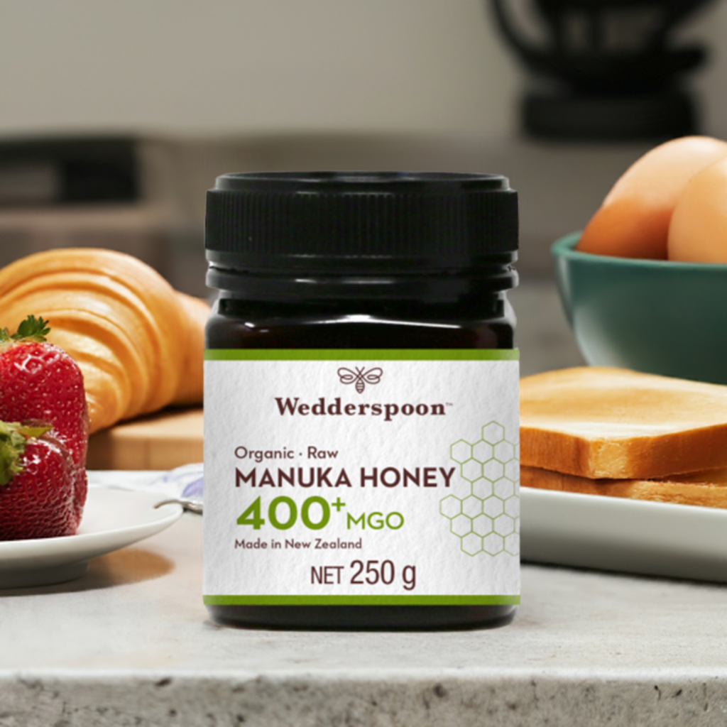 Wedderspoon High Potency Raw Manuka Honey 400 MGO 250g