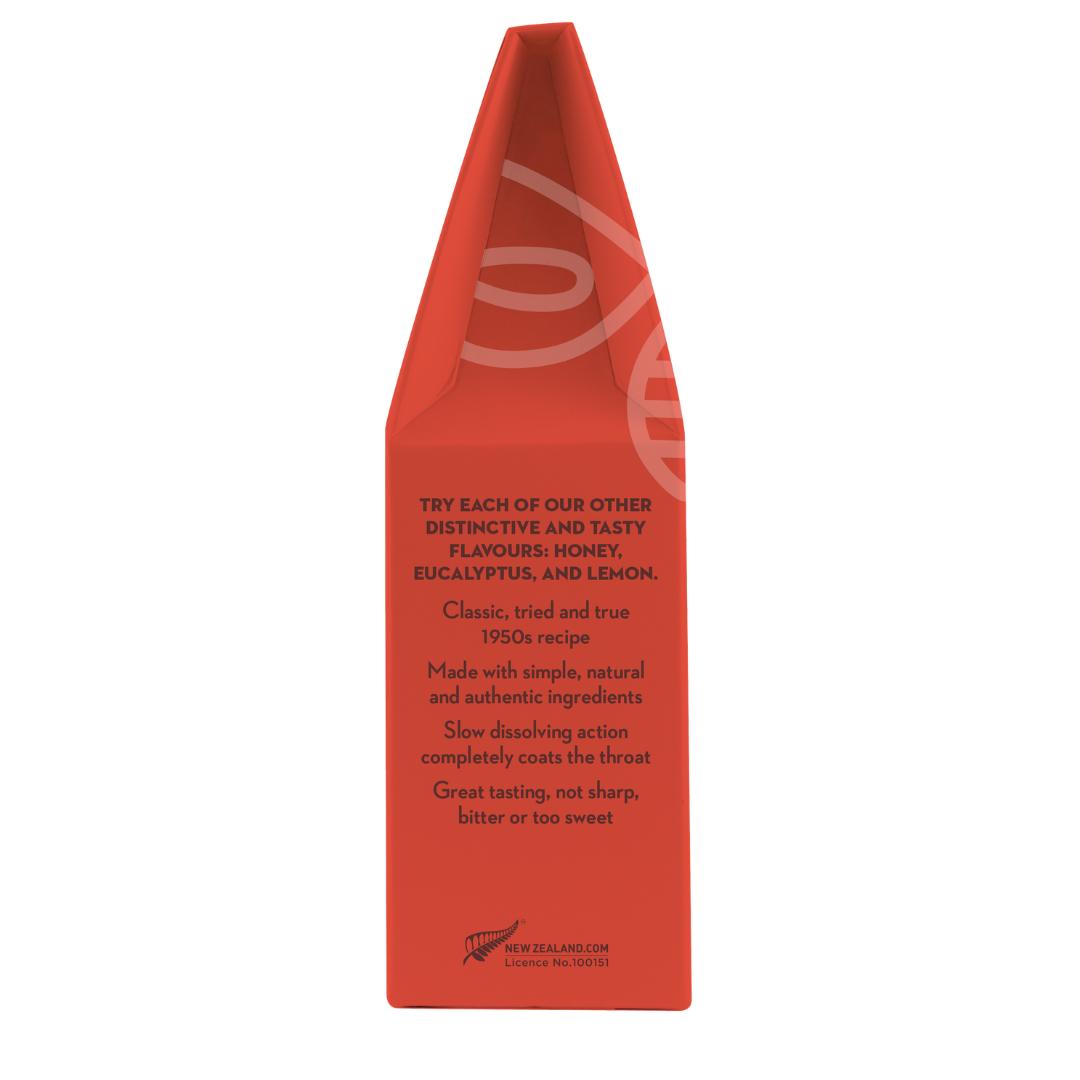 Wedderspoon Natural Manuka Honey Drops Ginger (20 Drops per box)