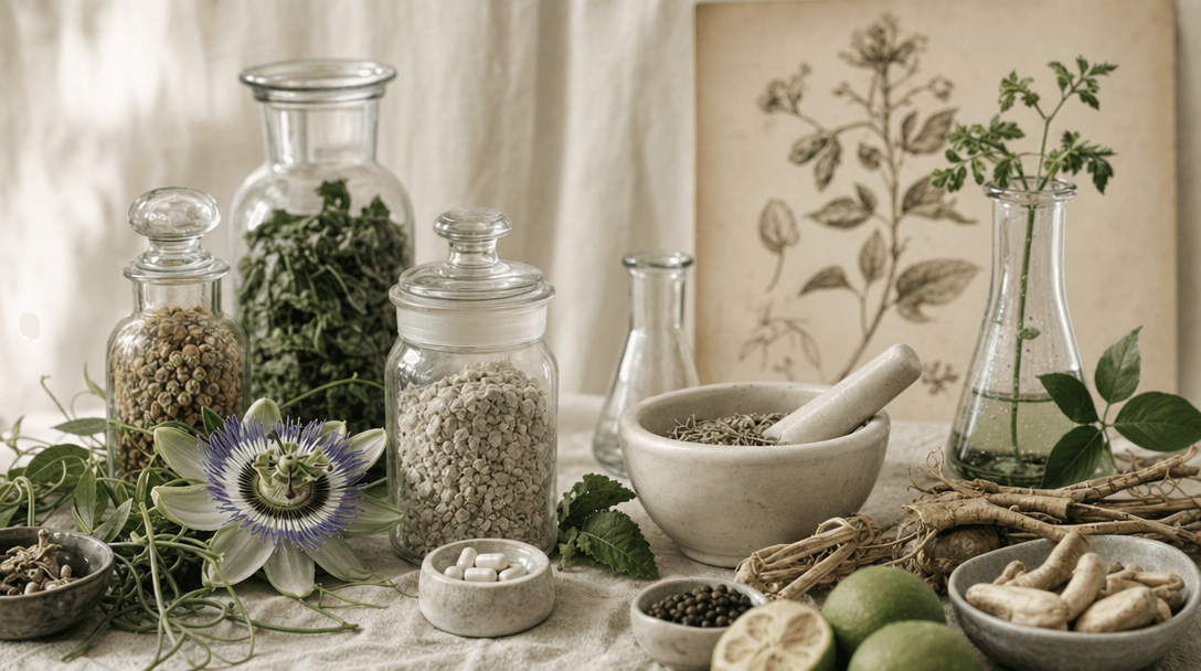 The Stress-and-Sleep Stack: Magnesium, Passion Flower, Adaptogens