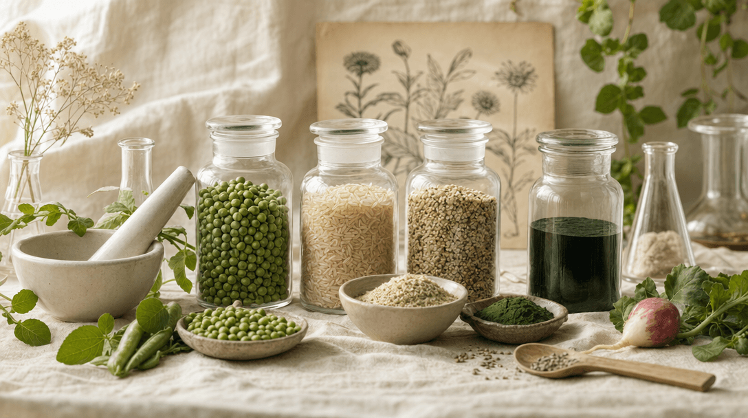 The Complete Vegan Protein Stack: Pea, Rice, Hemp, Spirulina