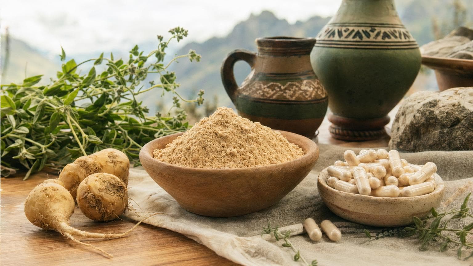 Maca Root and L-Arginine: Natural Energy and Vitality Boost