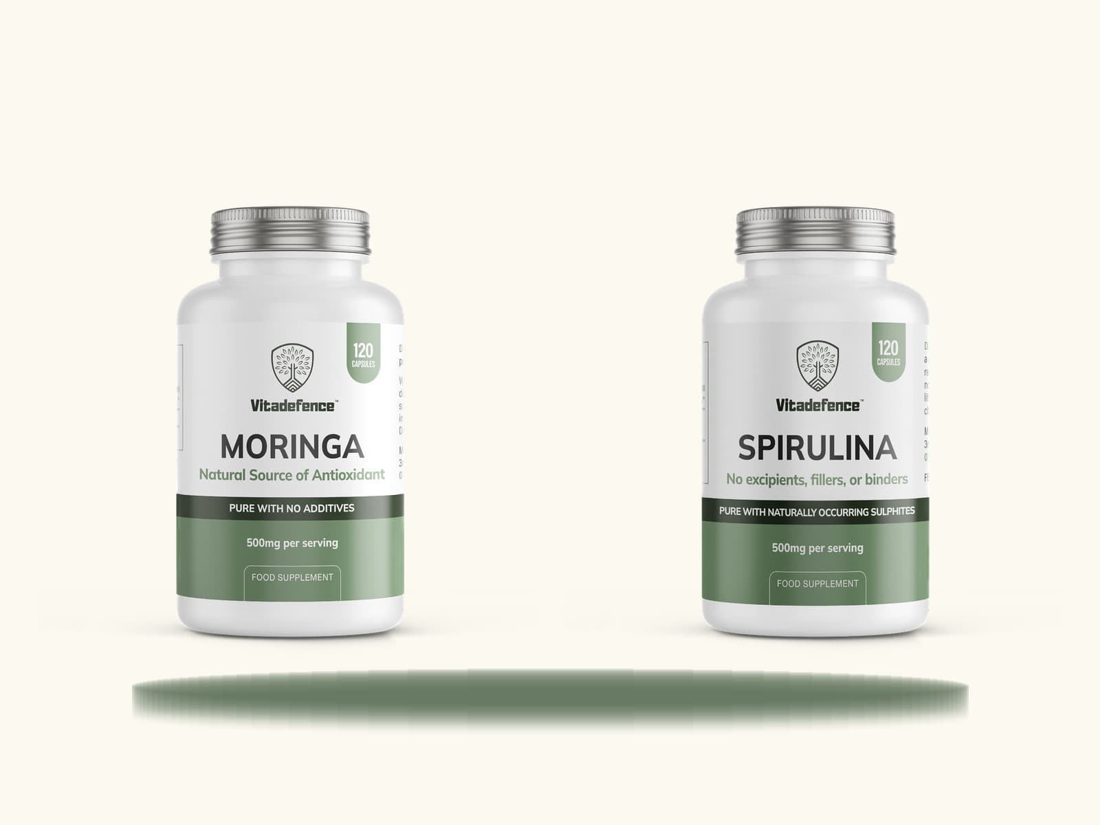 UK Starter Pair — Moringa Oleifera, Spirulina