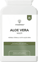 Aloe Vera Capsules — a desert leaf, ten kitchen botanicals, and a quieter inside