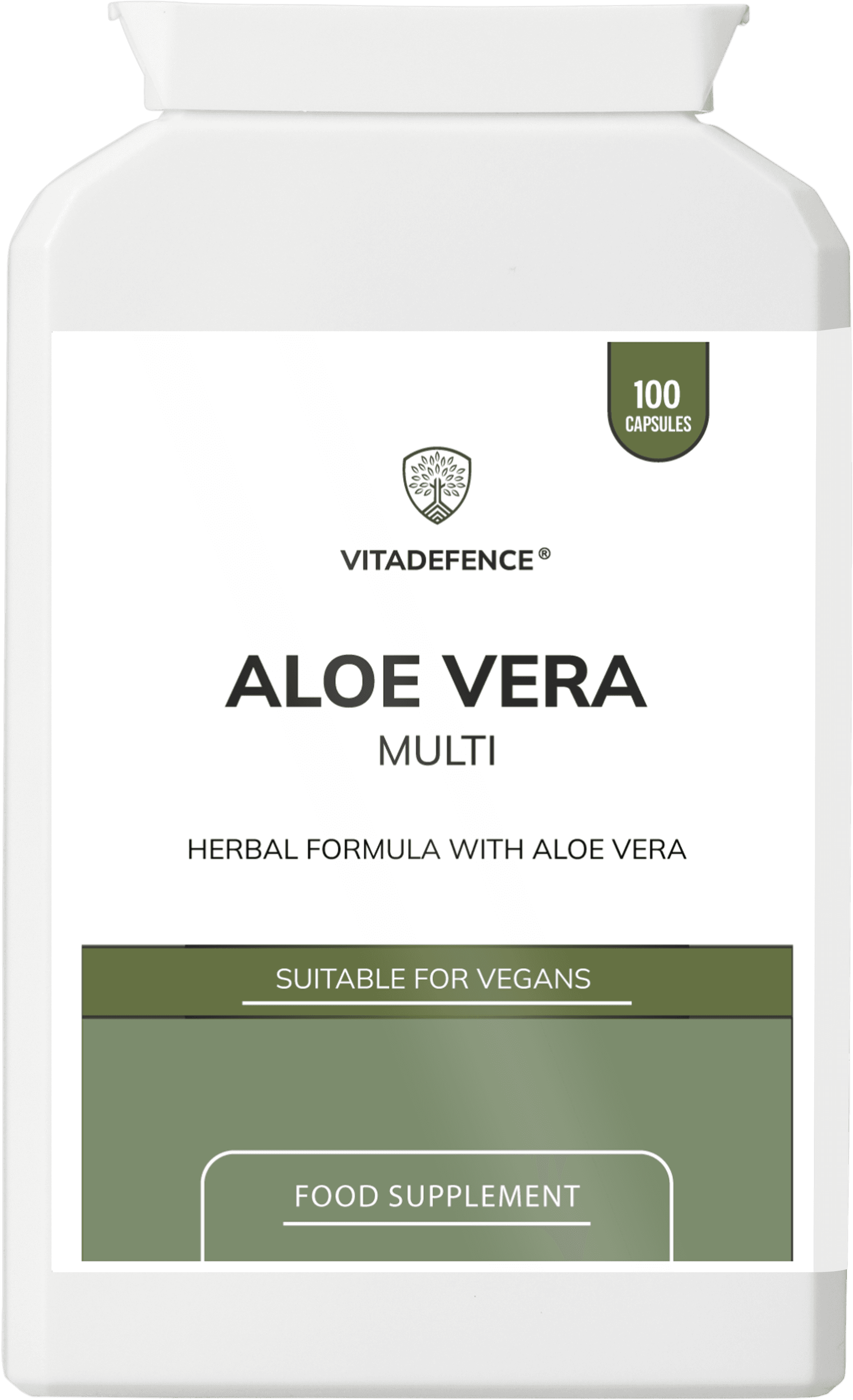 Aloe Vera Capsules — front