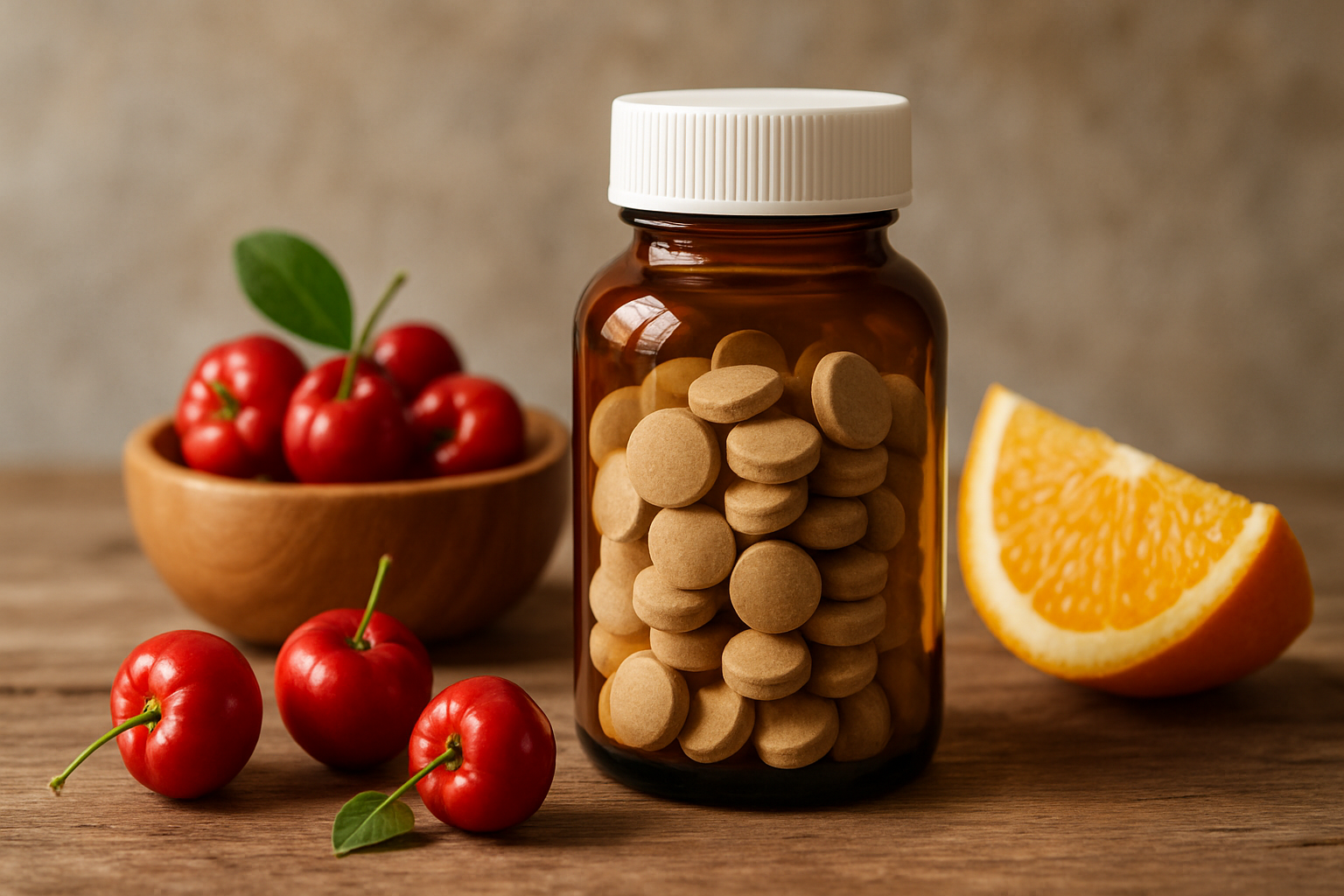 Acerola Vitamin C Supplement Powerhouse For Daily Vitality