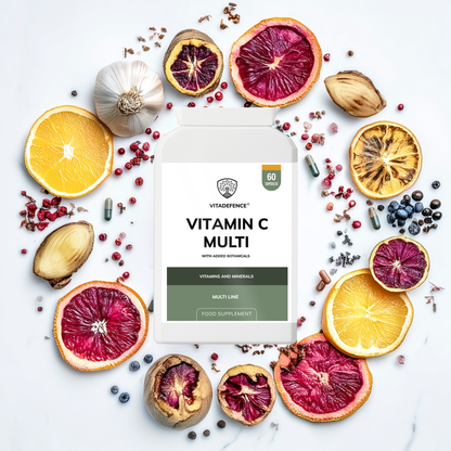Vitadefence® Vitamin C Multi | With Botanicals & Minerals – 60 Capsules