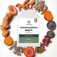 Vitadefence® Ashwagandha Multi | With Ashwagandha, Ginseng, Cordyceps & Vitamins – 90 Capsules