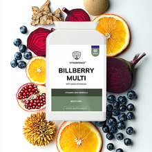 Vitadefence® Bilberry Multi | With Pine Bark, Lutein, Zinc, Selenium & Vitamins – 60 Capsules