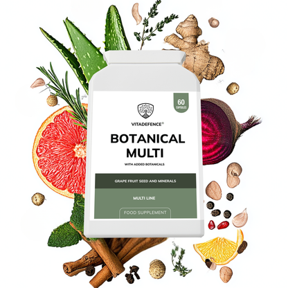 Vitadefence® Botanical Multi | With Grapefruit Seed, Zinc & Minerals – 60 Capsules