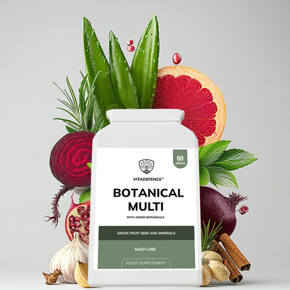 Vitadefence® Botanical Multi | With Grapefruit Seed, Zinc & Minerals – 60 Capsules