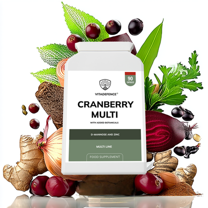Vitadefence® Cranberry Multi | With D-Mannose, Zinc & Botanicals – 90 Vegan Capsules