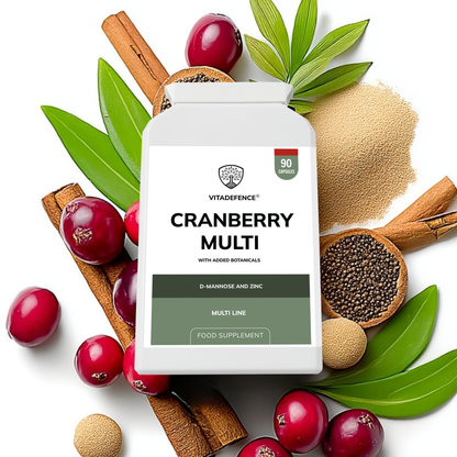 Vitadefence® Cranberry Multi | With D-Mannose, Zinc & Botanicals – 90 Vegan Capsules