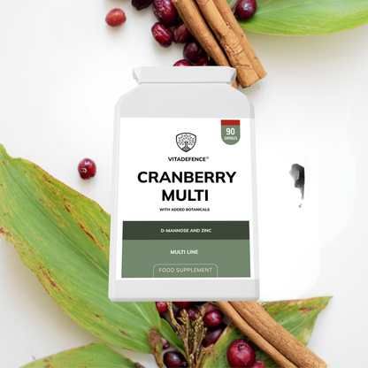 Vitadefence® Cranberry Multi | With D-Mannose, Zinc & Botanicals – 90 Vegan Capsules