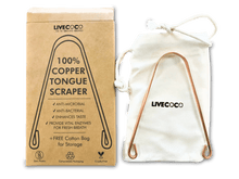 Pure Copper Tongue Scraper (anti-microbial)