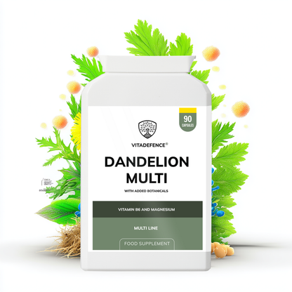 Vitadefence® Dandelion Multi | With Vitamin B6, Magnesium & Botanicals – 90 Capsules