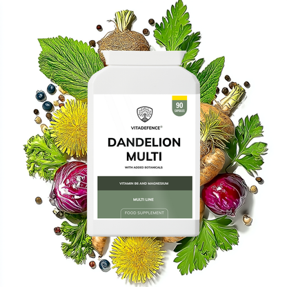 Vitadefence® Dandelion Multi | With Vitamin B6, Magnesium & Botanicals – 90 Capsules