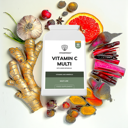 Vitadefence® Vitamin C Multi | With Botanicals & Minerals – 60 Capsules