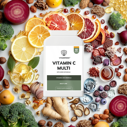 Vitadefence® Vitamin C Multi | With Botanicals & Minerals – 60 Capsules
