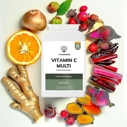 Vitadefence® Vitamin C Multi | With Botanicals & Minerals – 60 Capsules
