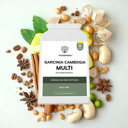 Vitadefence® Garcinia Cambogia Multi | With Chromium & Green Coffee Bean – 90 Capsules