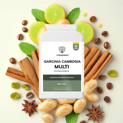 Vitadefence® Garcinia Cambogia Multi | With Chromium & Green Coffee Bean – 90 Capsules