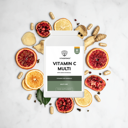 Vitadefence® Vitamin C Multi | With Botanicals & Minerals – 60 Capsules