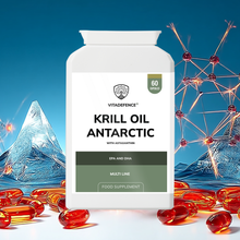 Vitadefence® Krill Oil Antarctic | 500 mg with EPA, DHA & Astaxanthin – 60 Softgels
