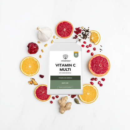 Vitadefence® Vitamin C Multi | With Botanicals & Minerals – 60 Capsules