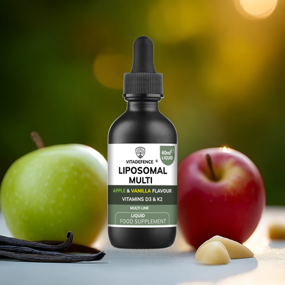 Vitadefence® Liposomal Vitamin D3 & K2 – Apple & Vanilla Flavour