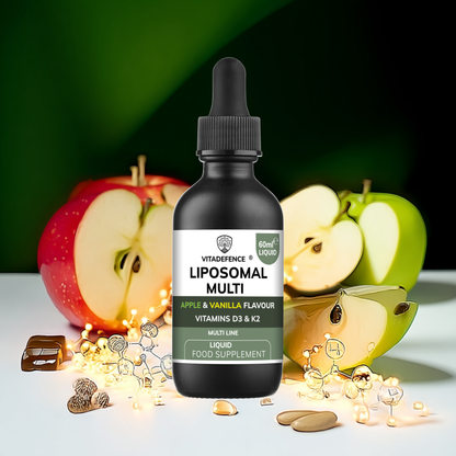Vitadefence® Liposomal Vitamin D3 & K2 – Apple & Vanilla Flavour