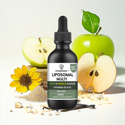 Vitadefence® Liposomal Vitamin D3 & K2 – Apple & Vanilla Flavour