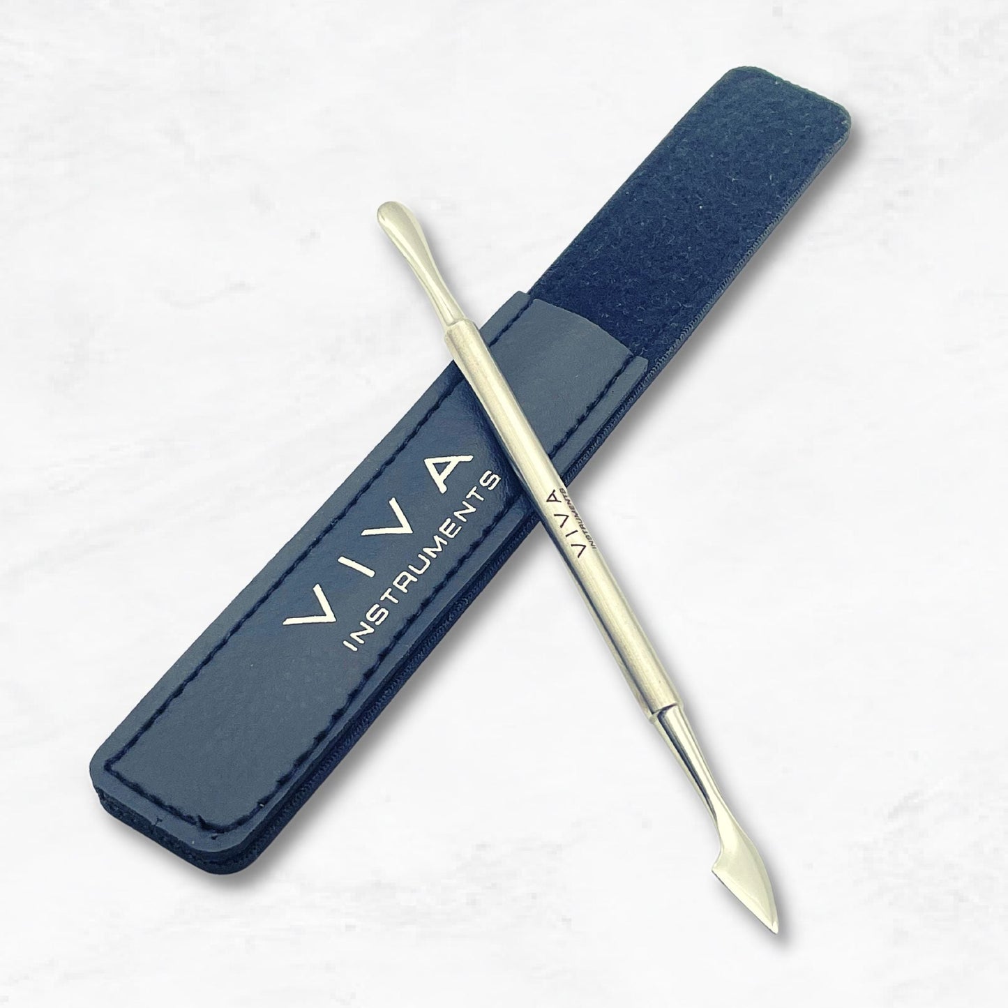 Cuticle Pusher & Scraper - SILVER