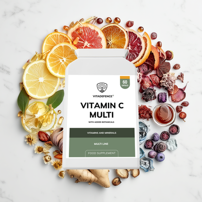 Vitadefence® Vitamin C Multi | With Botanicals & Minerals – 60 Capsules