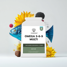 Vitadefence® Omega 3-6-9 Multi | With Fish Oil, Flaxseed, Sunflower Oil & Vitamin E – 60 Gelatin Capsules