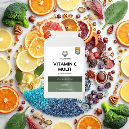 Vitadefence® Vitamin C Multi | With Botanicals & Minerals – 60 Capsules